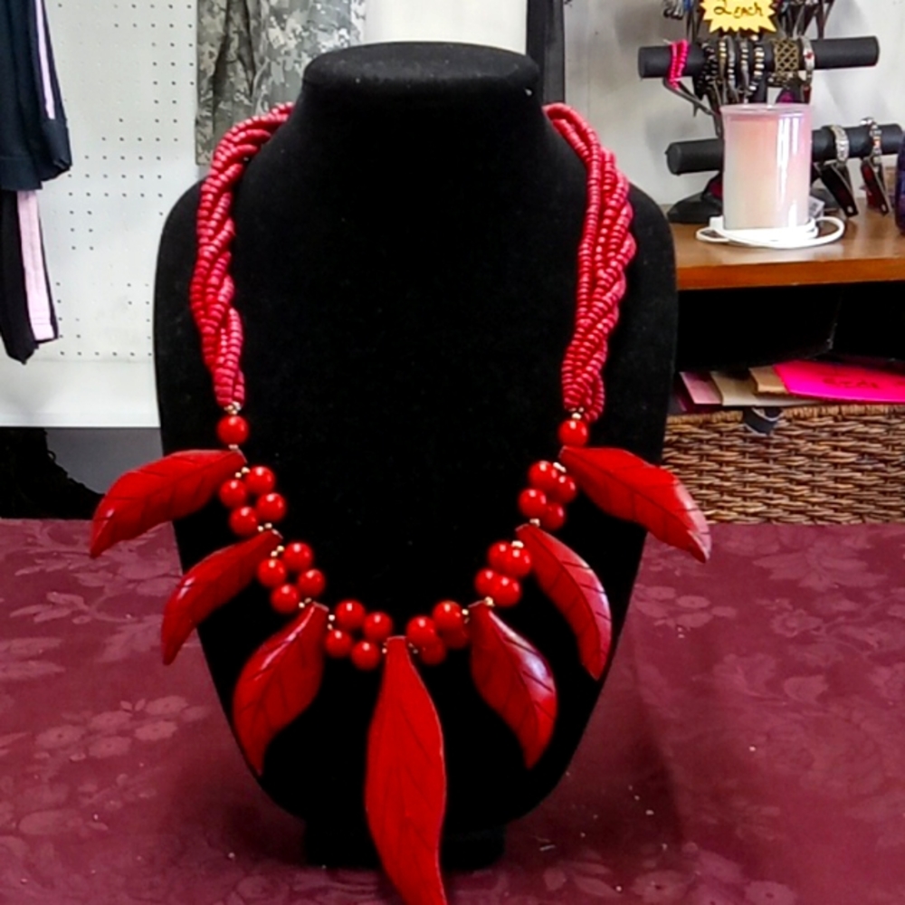 Vintage Wooden necklace